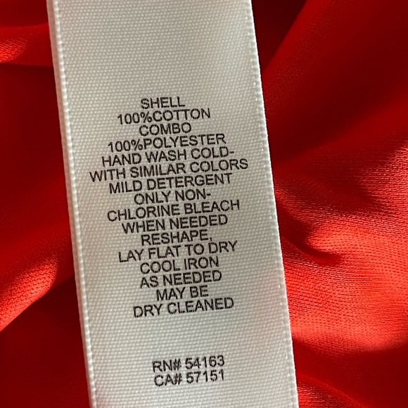 Eliza J Dress Cotton Crocheted Lined Orange Maxi Sleeveless Size Small New - Picture 11 of 11